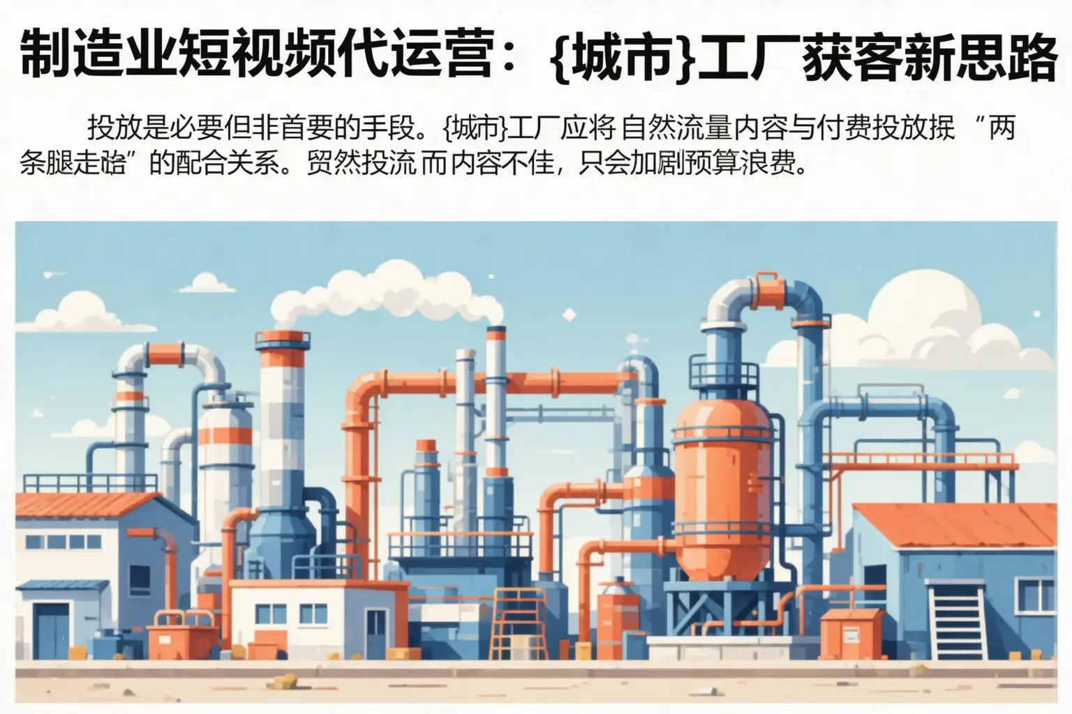 制造业短视频代运营：浦江工厂获客新思路